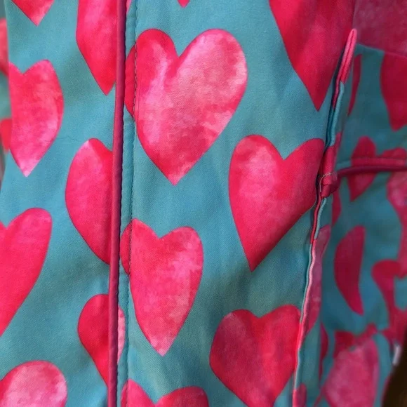 Posh Peanut Queen of Hearts Kids' Long Sleeve Plush Robe